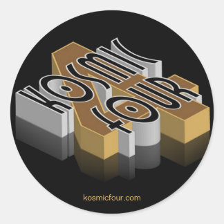 Sticker Rond Feuille d'autocollants KOSMIC FOUR