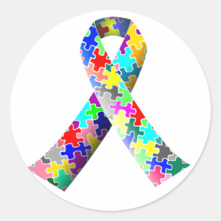 Sticker Rond Feuilles d'autocollants ronds de ruban sensibilisa