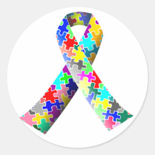 Sticker Rond Feuilles rondes d'autocollants de ruban de
