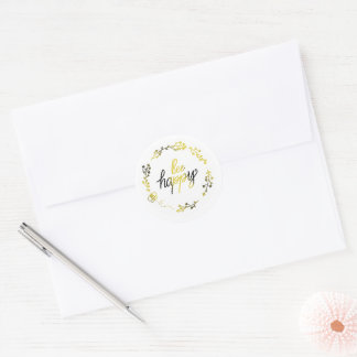 Sticker Rond Feuillet d'autocollant d'enveloppes de cadeaux