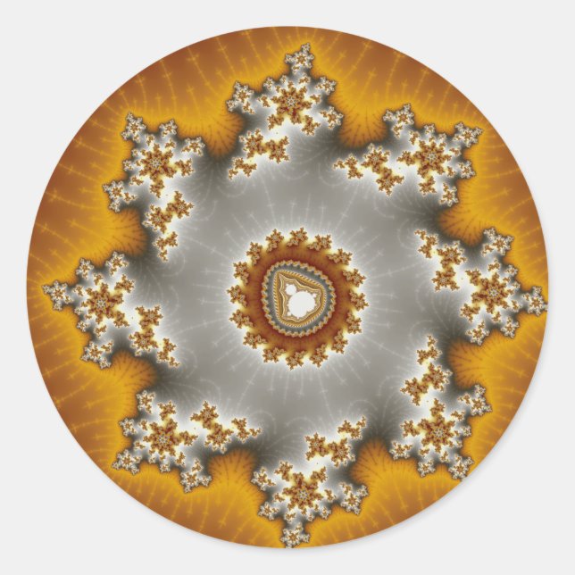 Sticker Rond Feulia - Fractal (Devant)