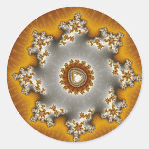 Sticker Rond Feulia - fractale