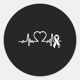 Sticker Rond Fibrillation American Heart Disease Awareness