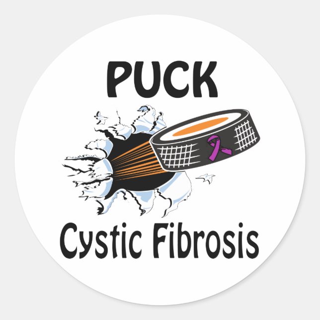 Sticker Rond Fibrose kystique (Devant)