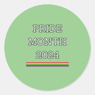 Sticker Rond FIDE MOIS 2024, lgbtq