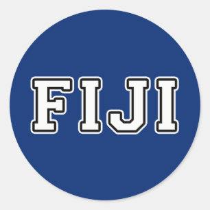 Sticker Rond Fidji