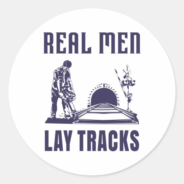 Sticker Rond Fier bâtisseur de piste (Devant)