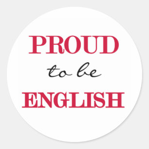 Sticker Rond Fier D'Être Anglais