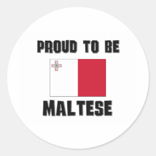 Sticker Rond Fier d'être MALTAIS