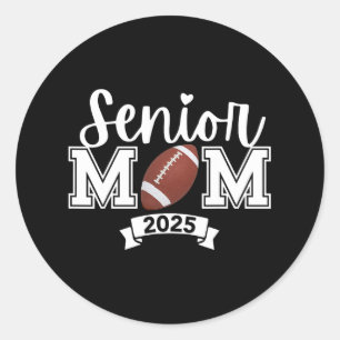 Sticker Rond Fier Maman D'Une Ensemencée Senior 2025 Coeur Mur