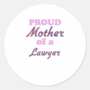 Sticker Rond Fière mère d'un avocat