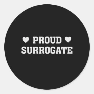 Sticker Rond Fière mères porteuses L'amour qu'il a