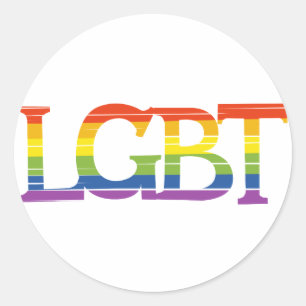 Sticker Rond Fierté de LGBT
