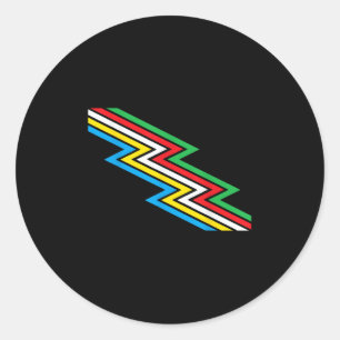 Sticker Rond Fierté d'invalidité Mois Sensibilisation Handicap 