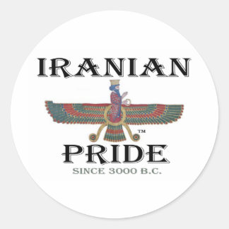 Sticker Rond Fierté iranienne