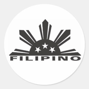 Sticker Rond Fierté philippine de Pinoy