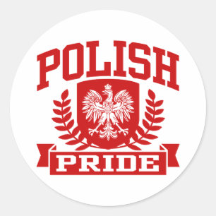 Sticker Rond Fierté polonaise