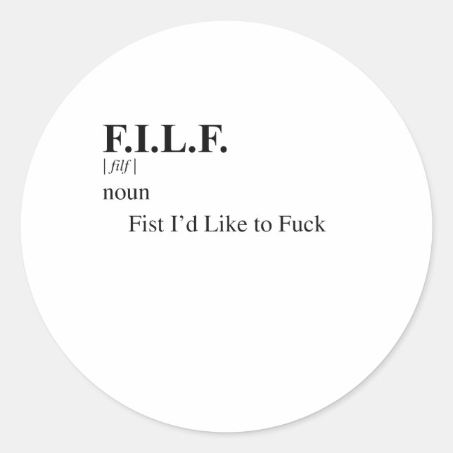 STICKER ROND FILF (Devant)