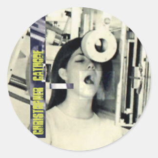 Sticker Rond fille 2 CC