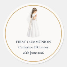Fille de première communion