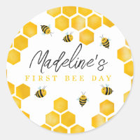 Filles mignonnes Premier Jour de l'abeille Enfants