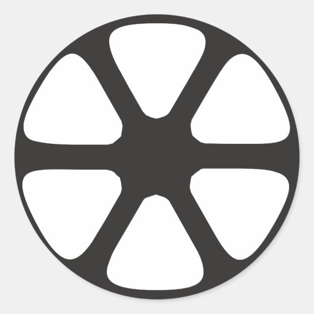 Sticker Rond Film Reel (Devant)
