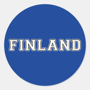 Sticker Rond Finlande