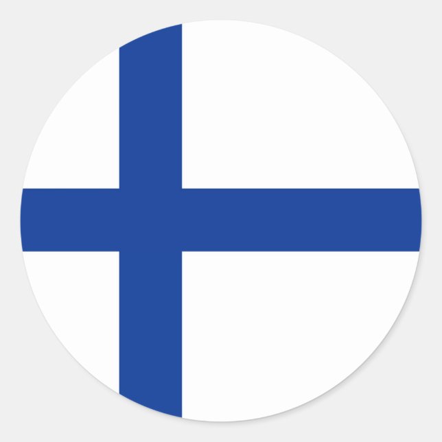 Sticker Rond finlande (Devant)