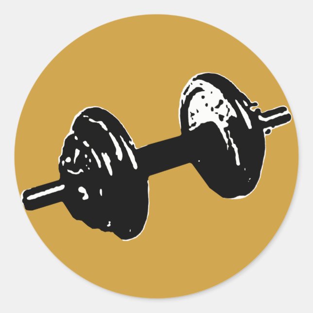 Sticker Rond fitness (Devant)