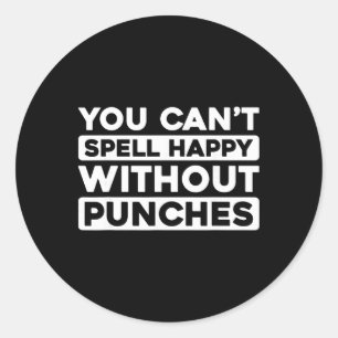 Sticker Rond Fitness Arts Martiaux - Combyt Sport Kickboxing