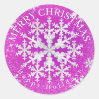 Flacons de neige Magenta