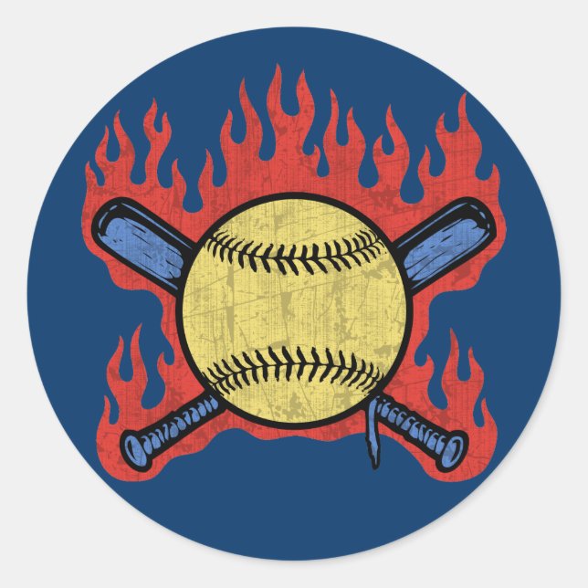 Sticker Rond Flambeau Field (Devant)