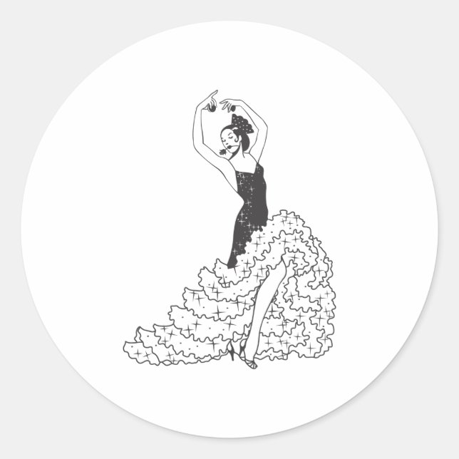 Sticker Rond Flamenco_.ai (Devant)
