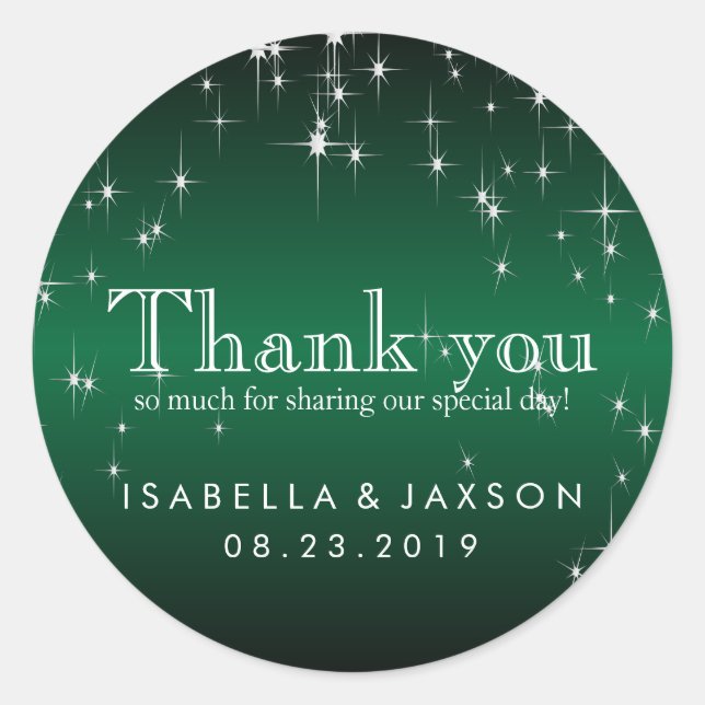 Sticker Rond Flammes en métal vert foncé (Devant)