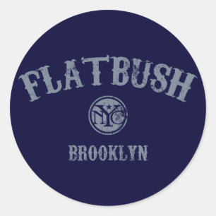 Sticker Rond Flatbush