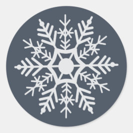 Sticker Rond Flèche de neige