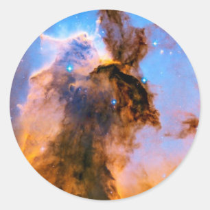 Sticker Rond Flèche stellaire de la nébuleuse de l'Aigle photo 
