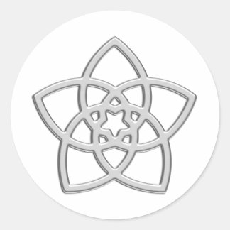 Sticker Rond Fleur de venus