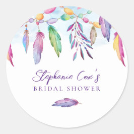 Sticker Rond Fleur Moderne 