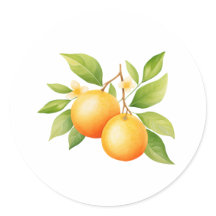 Fleur orange aquarelle