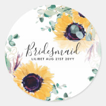 Fleurs de soleil personnalisées Présentatrices Cad