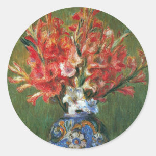 Sticker Rond Fleurs et fruits de Pierre Renoir