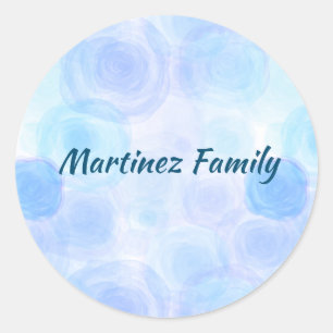Sticker Rond Flexibilité Rose Flore