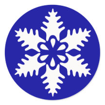 Flocon de neige blanc hiver