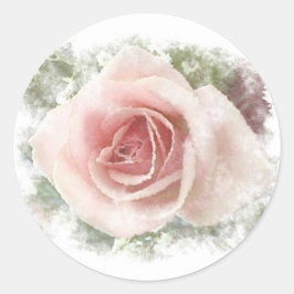 Sticker Rond Floral
