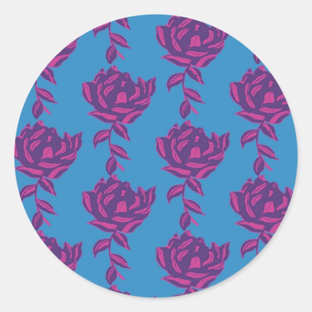 Sticker Rond Flore ordinaire (Devant)