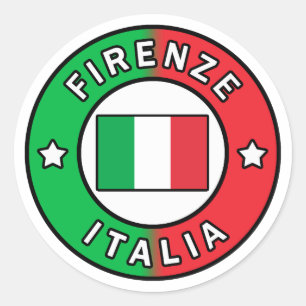 Sticker Rond Florence Italia