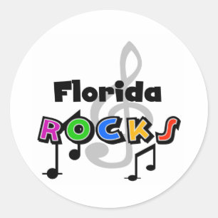 Sticker Rond Floride Rocks