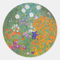 Flower Garden by Gustav Klimt