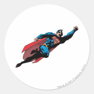Sticker Rond Flying to right - Comic